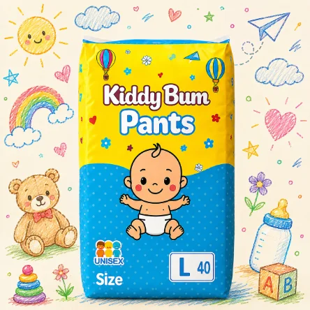 Kiddy Bum Large size diaper pants pack
