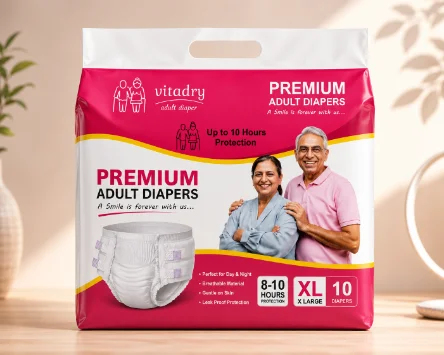 Vitadry Tape Style Extra Large adult diaper pack